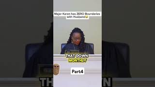 Major karen has zero boundaries with husband pt4 courtroomdrama child dramashow court [upl. by Hoffarth]