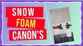 Comparing snow foam cannons [upl. by Wall]