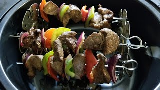 Air Fryer Shish Kabobs Gourmia GTA2800 WiFi AirFryer [upl. by Palocz601]