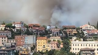 incendio Castelnuovo di Porto [upl. by Wolbrom]