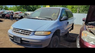 1996 Plymouth Voyager with 3 door body at UPull Salvage Yard in Minnesota [upl. by Gentry607]