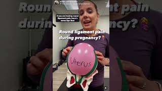 Round Ligament Pain Pregnancy [upl. by Ecnesse]