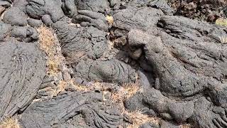 VOLCANO LANDSCAPES Stunning Pahoehoe Textures in the Las Lajas Lava Field of South El Hierro [upl. by Aihsotal]