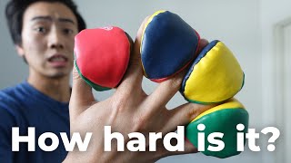 How I Learned to Juggle 4 Balls [upl. by Aseram]