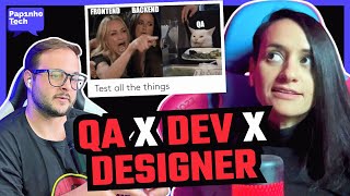 O amor entre QA DEV e DESIGNER [upl. by Clive352]