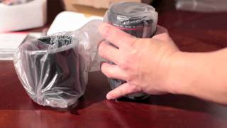 Canon EF 100mm f28L IS USM Macro unboxing [upl. by Inaffets]