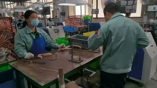 oxyhydrogen generator welding machine used for copper tube producion workshop [upl. by Idnew]