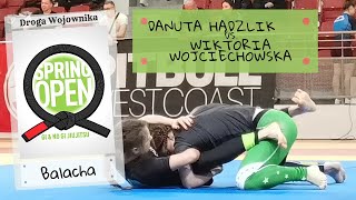 DANUTA HĄDZLIK vs WIKTORIA WOJCIECHOWSKA  NoGi Kobiety Niebieski 615 kg  Spring Open 2022 [upl. by Phares]