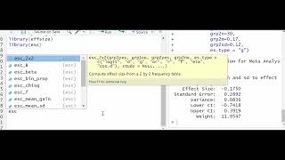 MetaAnalysis amp MetaRegression In R Part One How to calculate Hedges g and Cohens d in R [upl. by Kaitlin392]