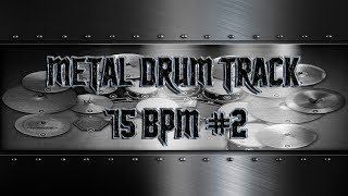 Southern Metal Drum Track 75 BPM  Preset 30 HQHD [upl. by Akinot515]