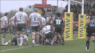 Exeter Chiefs 18 v 11 London Irish Official Highlights 310312  Aviva Premiership Rugby [upl. by Sheldon]