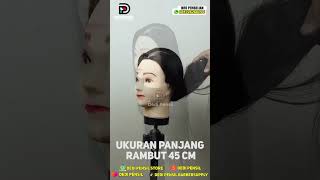 MANEKIN RAMBUT UNTUK BELAJAR PANGKAS amp MODEL RAMBUT [upl. by Akinorev]