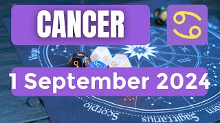 Cancer horoscope  Cancer Horoscope for Today 1 September 2024 [upl. by Aciraj]