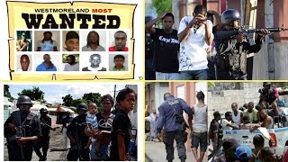 Jamaica Wanted Men Held In Operation By Security Forces In Grange Hill Westmoreland [upl. by Ymerrej]