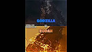 Godzilla vs Rodan godzillakingofthemonsters vsbattle vsedit wisedit wis rodan whoisstronger [upl. by Aneres995]