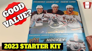 202223 Upper Deck Series 1 Binder Starter Kit  Opening amp Review [upl. by Dallon462]