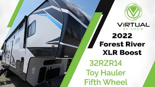 2022 XLR Boost 32RZR14 Toy Hauler Fifth Wheel WalkThrough [upl. by Nrevel]