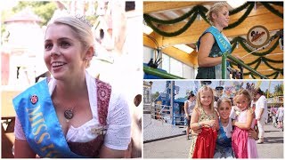 Interview Miss Lisa Petzinger zieht Zwischenbilanz zur Wiesn [upl. by Cleti]