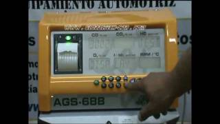 AGS688 PARTE2 TUTORIAL OPERACION BRAINBEE ANALIZADOR DE GASES GLOBALTECH ECUADOR [upl. by Gardiner]