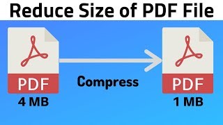 How to Compress PDF File Size  Reduce Size of PDF File [upl. by Ailenroc]