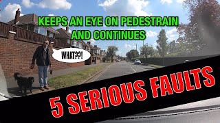 Learner Driver Fails Mock Test  5 SERIOUS FAULTS  Isleworth Driving Test Route 2019 [upl. by Selene]