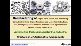 Automotive Parts Manufacturing Industry  Production of Automobile Components [upl. by Illyes]