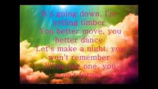 Pitbull ft Kesha  Timber  Lyrics [upl. by Odlamur669]