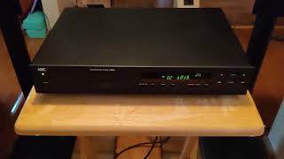 Rare Audiophile AMC CD8b CD player playing through KEF iQ3 [upl. by Sherr]