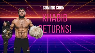 Khabib Nurmagomedov returns to fighting khabibnurmagomedov ufc khabibleavesrussia [upl. by Reiter860]