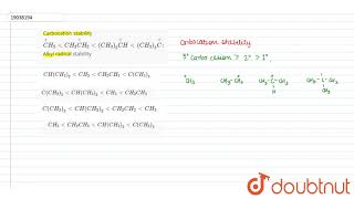 Carbocation stability [upl. by Naryb103]