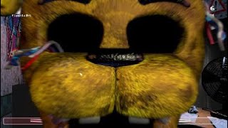 I got the Golden Freddy Jumpscare in FNaF 2 [upl. by Peggi]