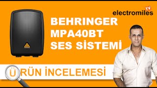 Behringer MPA40BT Ürün Tanıtımı [upl. by Lorola765]