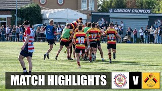 MATCH HIGHLIGHTS  Rosslyn Park vs Richmond [upl. by Thaddus]