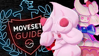 How to use ALCREMIE GIGANTAMAX Alcremie Moveset Guide Pokemon Sword and Shield ⚔️🛡️ [upl. by Sophey736]