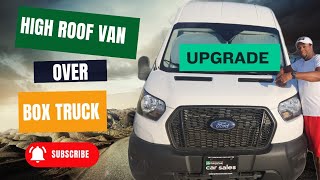 Why I upgraded to a high roof van over a box truck  cargo van business [upl. by Rebma]