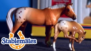 Stablemates Mystery Foal Surprise  Breyer Model Horses [upl. by Rafi892]