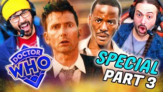 DOCTOR WHO REACTION 60th Anniversary Special 3  quotThe Gigglequot Review  David Tennant to Ncuti Gatwa [upl. by Curcio]