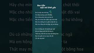 Bao tiền một mớ bình yên bonnghiem 14casper lyrics [upl. by Artemisia]