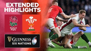 England v Wales  Extended Highlights  2022 Guinness Six Nations [upl. by Hteik]