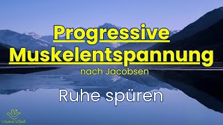 Progressive Muskelentspannung  TIEFE ENTSPANNUNG 10 Minuten  PMR nach Jacobson PMR im liegen [upl. by Naoj]