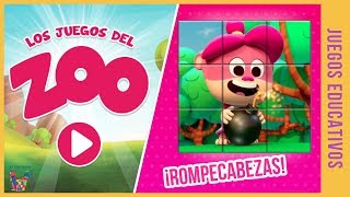 Los Juegos del Zoo  ROMPECABEZAS DE ANIMALES  Juego De Rompecabezas Para Niños  El Castillo [upl. by Hewe]