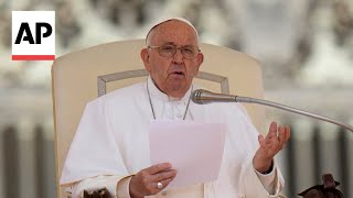 Pope Francis urges action on climate change The stakes could not be higher [upl. by Persas]