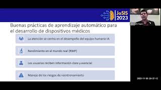 Inteligencia Artificial en SaludJoSIS 2023 [upl. by Aiveneg277]