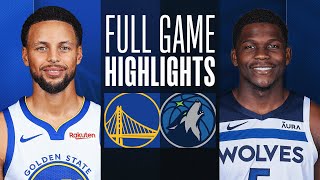 WARRIORS at TIMBERWOLVES  FULL GAME HIGHLIGHTS  March 24 2024 [upl. by Ruffina]