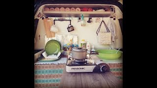 S1 E2 Low Budget Campervan Kitchen [upl. by Elum]