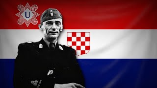 HOI4 Thousand Week Reich Jure Francetić  Reorganized Croatian State NDH unification event music [upl. by Petrina783]