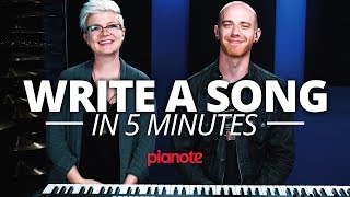 How To Write A Song In 5 Minutes On The Piano [upl. by Bergess]