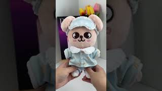 Dressing up PuppyM in our Strarry Cloud Dress  SKZOO kpop straykids skzoo [upl. by Knowlton]