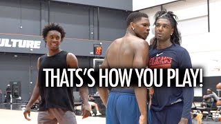 Anthony Edwards Hypes up Kira Lewis Jr vs Collin Sexton in NBA Pro run [upl. by Eidnew]