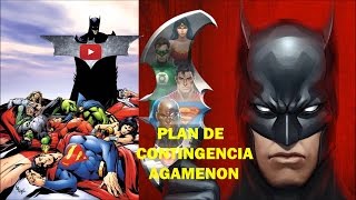 CONTINGENCIA AGAMENÓN Español Batman explica como derrotar a la Liga de la Justicia [upl. by Veron]